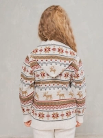 Кофта вязаная на молнии с капюшоном