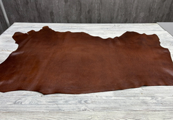 Целая шкура натуральной кожи Гоби цв. Коричневый / Gobi Cognac, толщ. 1,5-1,7 мм
