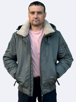 Куртка бомбер Corbona Зима олива