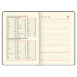 Ежедневник недатированный А5 138х213 мм BRAUBERG "Status", под кожу, 160 л., серо-голубой, 113365