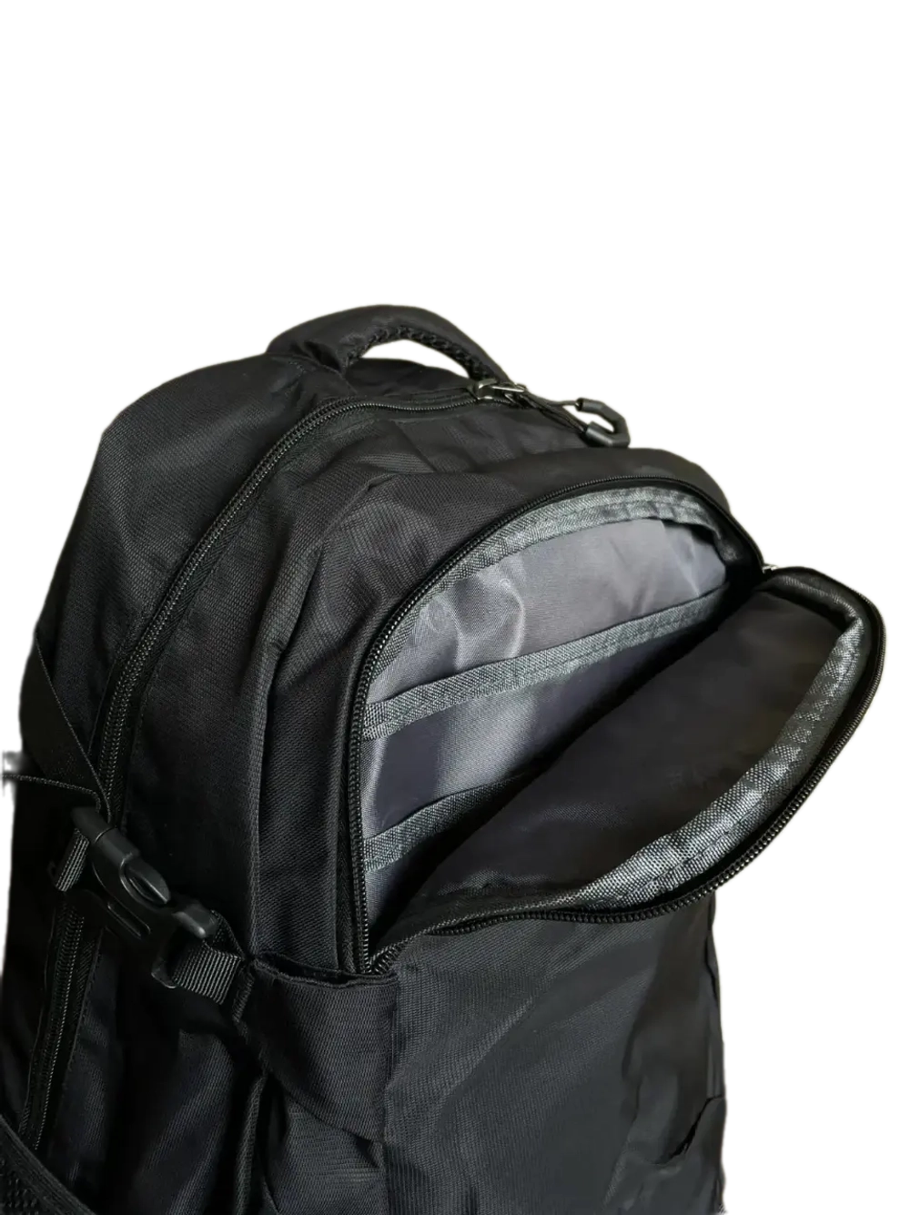 Рюкзак туристический усиленный QOZA, черный, 22 литра