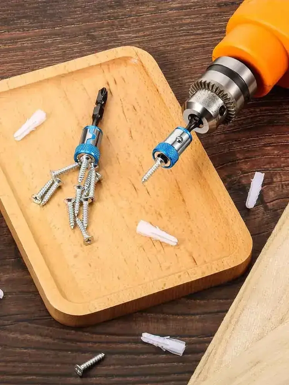 2шт Магнитный держатель для бит и отверток 1/4 дюйма,адаптер для шуруповерта магнитная насадка на биту