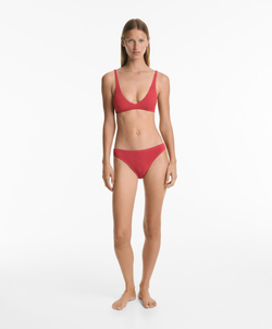 OYSHO Топ бикини на бретельках, темно-кораллово-розовый