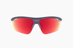 Спортивные очки Demetz Relief M / Crystal Purple Mat/ Red Mat Grey With Mirror Red Cat.3
