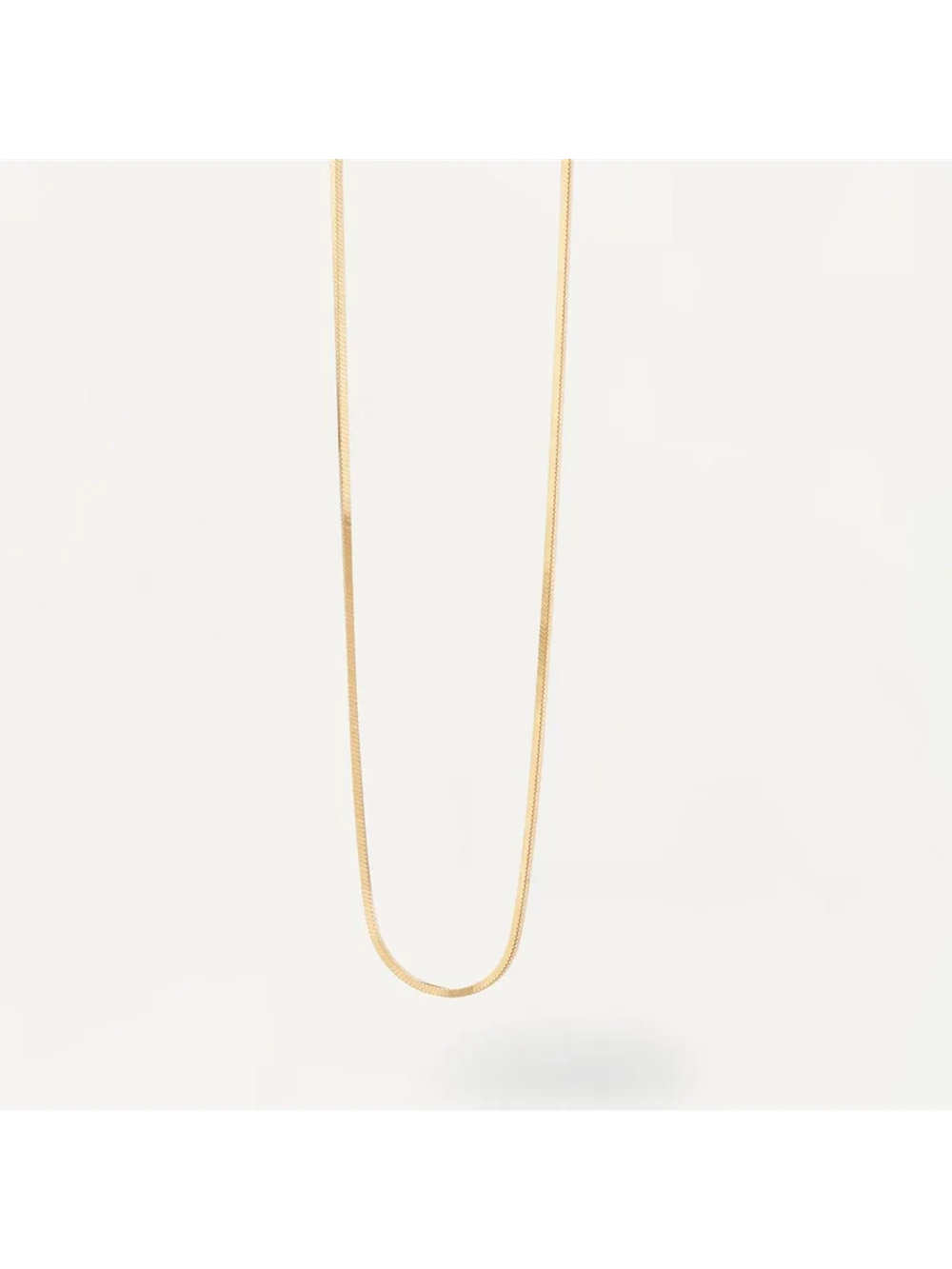 Колье Snake серебро 925 пробы покрытое золотом