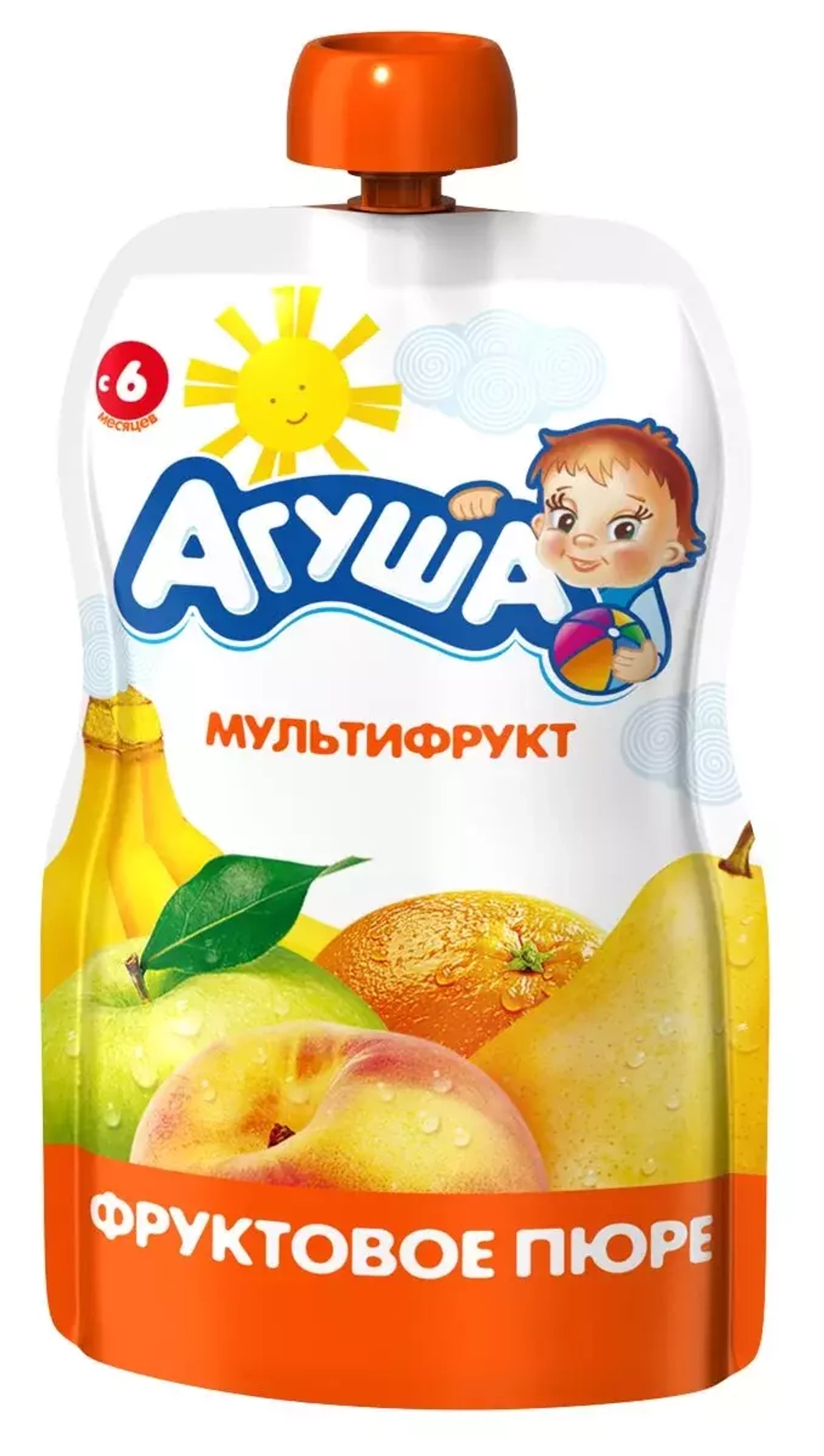 Агуша 90г пюре м/у