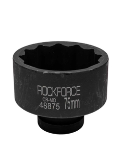 Головка ударная 1'', 75мм (12гр.) RockForce RF-48875