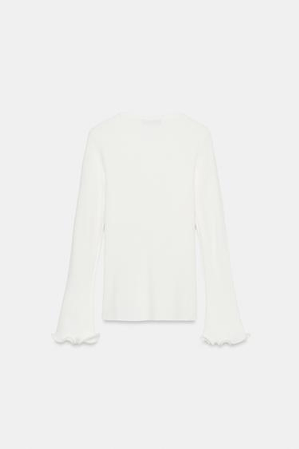 Волнистая трикотажная куртка с полосками - ZARA