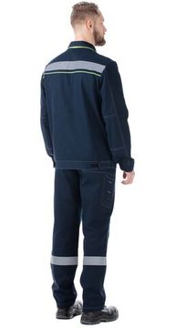 Костюм "Джокер-Комфорт" брюки (т.синий/желтый)