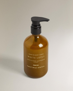 Zara Home Скраб для тела White Lotus 500 мл отшелушивающий, парфюмированный, аромат цветочный