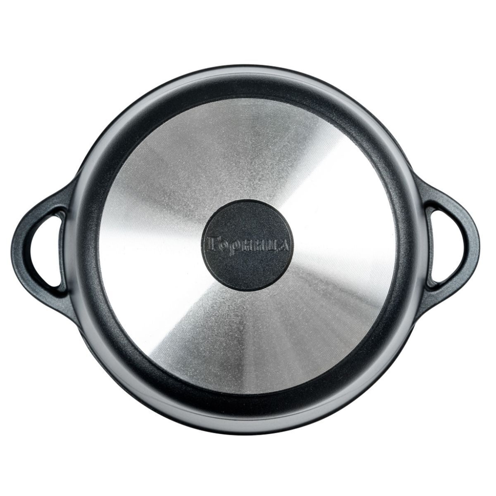 Кастрюля алюминий, антиприг, 3 л, с крыш, Горница, Классик, к2433а