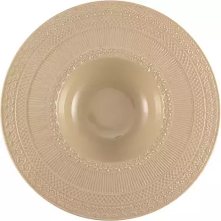 Тарелка для пасты «Скалистос» керамика 200мл D=23,H=4см бежев