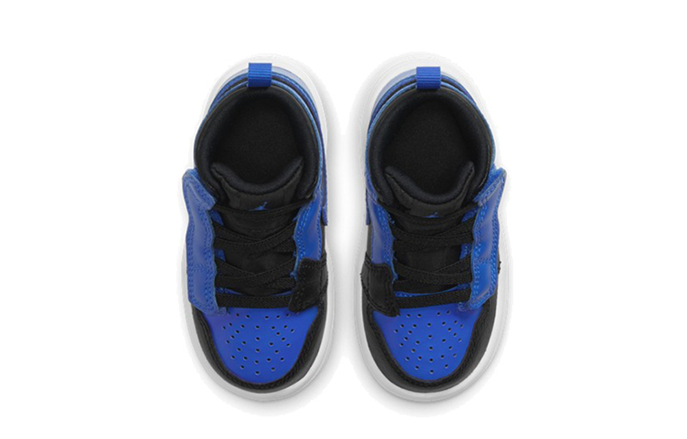 Baby Jordan Air Jordan 1 mid alt old sneakers wear-resistant high-top retro basketball shoes royal blue