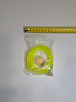 Шланг топливный маслобензостойкий с фильтром и хомутами 6-8 мм