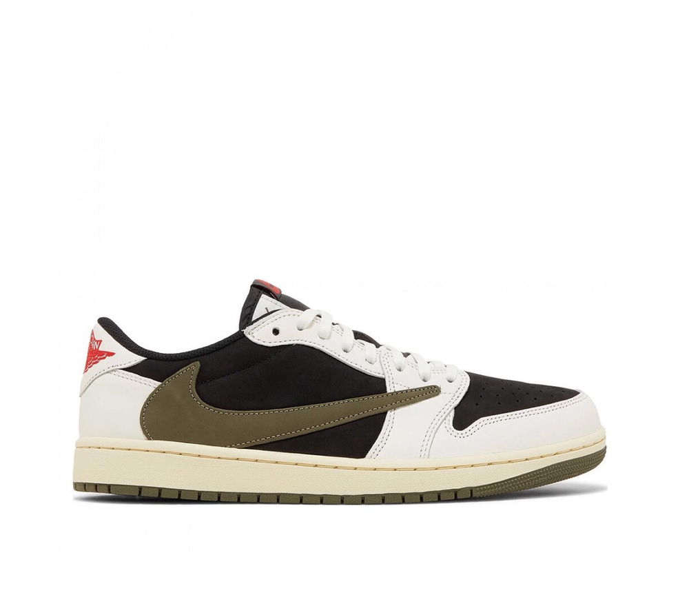 Кроссовки Nike Air Jordan 1 Retro Low "Travis Scott - Olive"