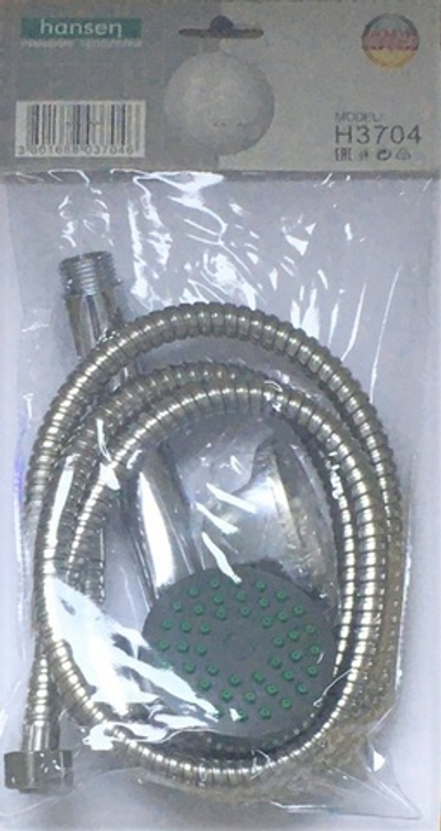 3704 Набор лейка+шланг+держ. (1-функця,) HANSEN (50/1шт)