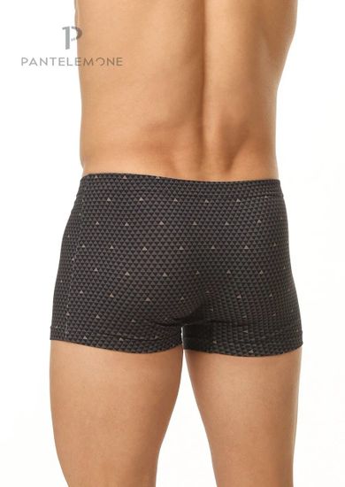 Трусы мужские боксеры Pantelemone PMH-1368, треугольники темно-серые