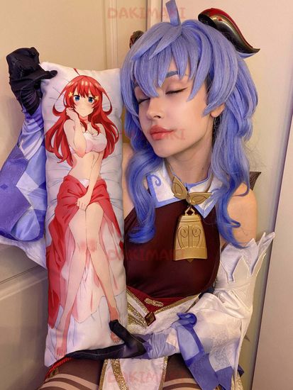 Мини дакимакура Ицуки Накано из Пять невест арт. M0835, 60х20 см