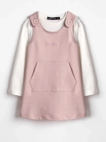 Костюм для девочки, лонгслив и сарафан