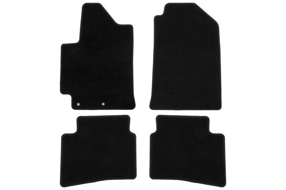 Коврики в салон для KIA RIO, 2017-2020, 2020-, седан, 4 шт. (текстиль) KLEVER01255501200K