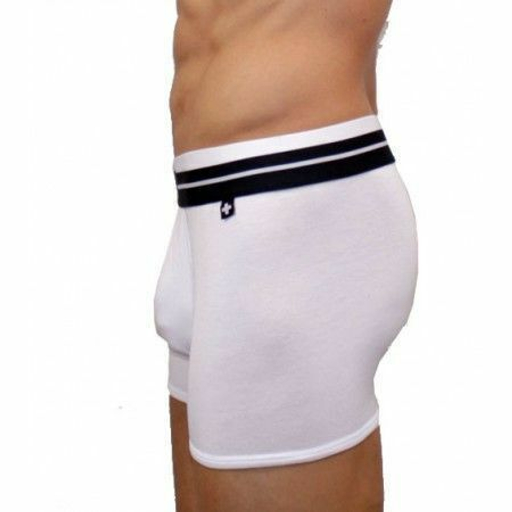 Мужские трусы боксеры белые ALL ABOUT LOVE