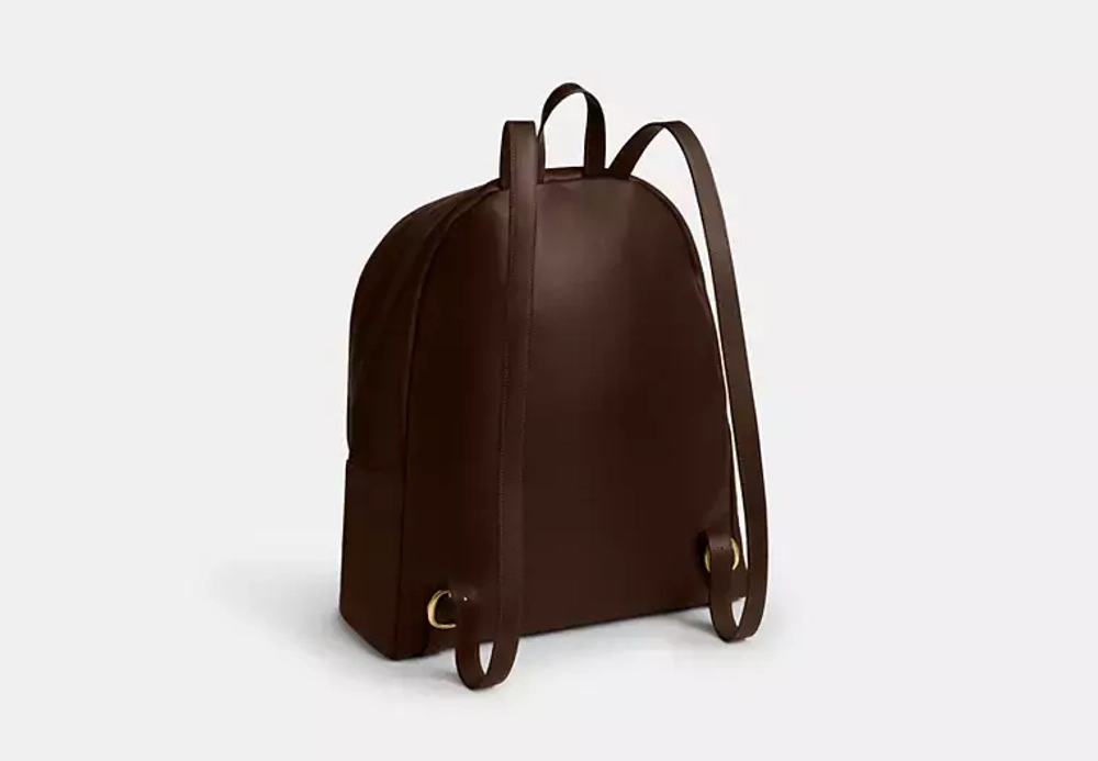 COACH Рюкзак Kisslock Frame Moderna, темно-коричневый