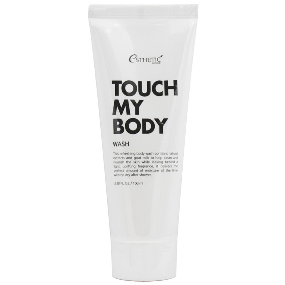 Esthetic House Гель для душа на основе козьего молока - Touch my body goat milk body wash, 100мл