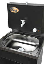 Умывальник дачный "Комфорт" ВИХРЬ с подогревом, нержавейка, серебро