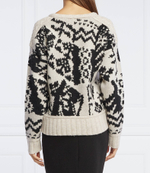 Хлопковый свитер Marc Cain - кремовый (RC 41.62 M88)