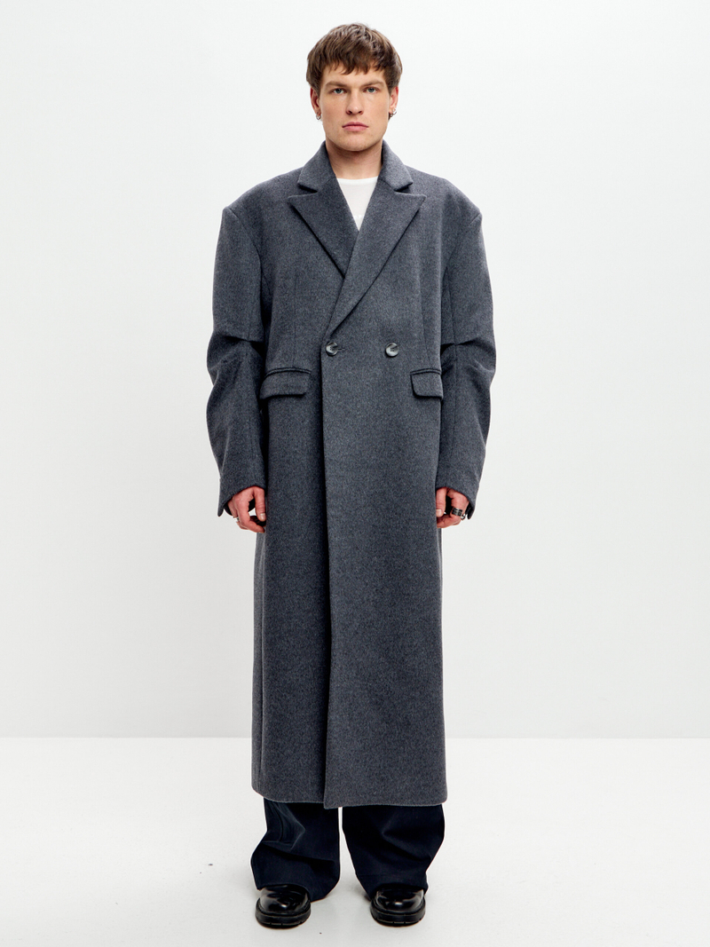 Пальто SAVE серое