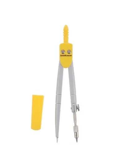 Циркуль ErichKrause S-Сool, желтый, 120 мм