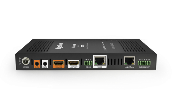 Wyrestorm NHD-610-TX-V2 - передатчик 4K UHD (60 Гц, 4:4:4) видео по IP сети (10 Гб), HDMI 2.0, Dante/AES67, Audio De-embedded, USB 1.1 передает только HID.