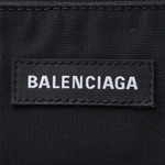 Balenciaga Nylon Fabric Clutch Women"s Black