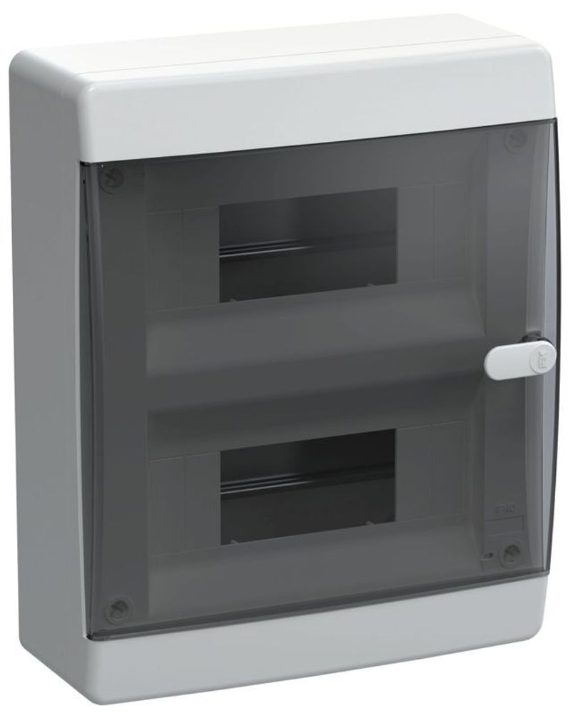 Корпус ЩРН-П-18 UNION Compact IP41 черн. прозр. дверь пластик. IEK UIC-KP12-N-18-41-K01