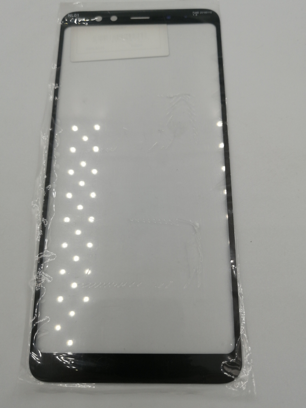 Стекло для дисплея Samsung Galaxy A8+ 2018 (SM-A730F) Черное