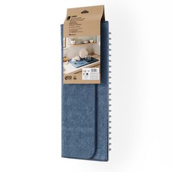 Коврик для сушки посуды Udry, 46х61 см, синий