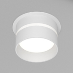 DK2404-WH Встраиваемый светильник влагозащ., IP 44, до 15 Вт, GU10, белый, алюминий