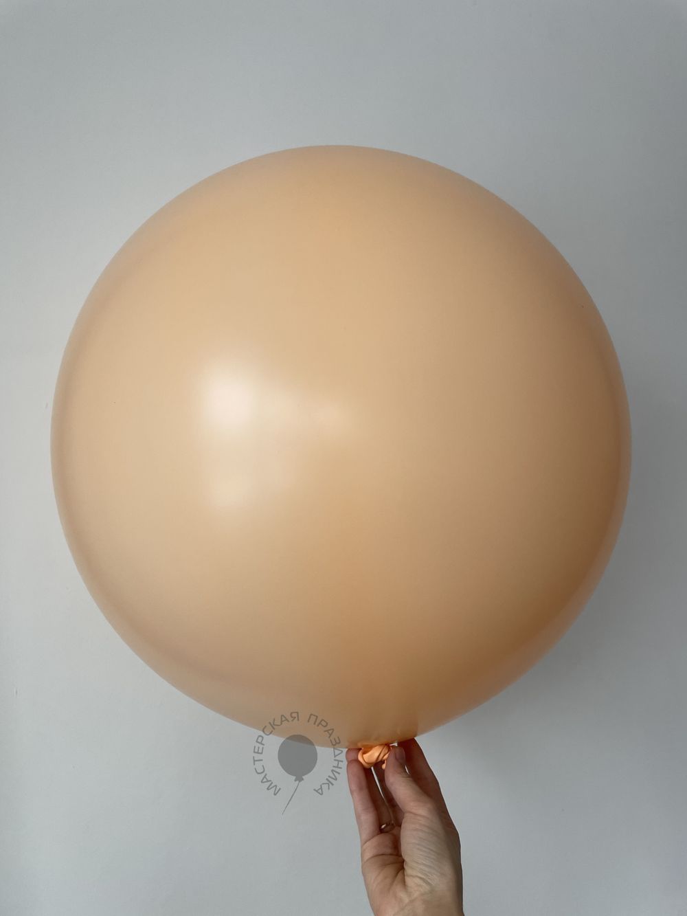 S шар гигант 24"/60 см пастель персиковый (БГ-90) 