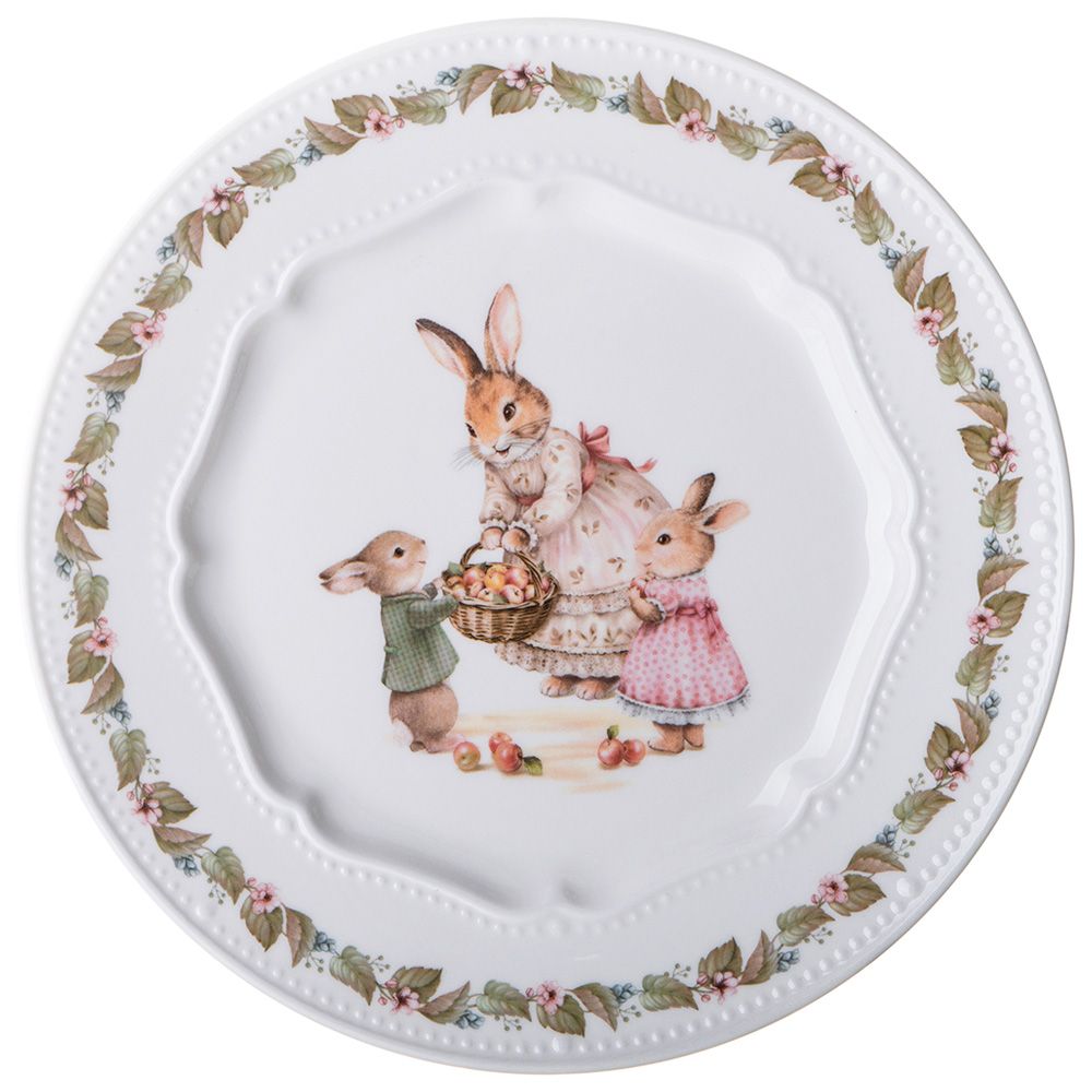 ТАРЕЛКА ЗАКУСОЧНАЯ LEFARD "RABBITS FAMILY" 20,5 СМ