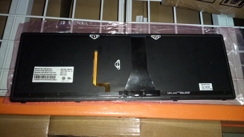 Клавиатура для ноутбука Lenovo Lenovo S500, G500s, G505s, Flex 15, раскладка - русская, с подветкой, черная, T6E2B-RU (25214151)+, оригинал