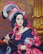 Набор для вышивания "Маскарад" по картине Жозефа Дезирe Кура 30 х 37 см (Россия)