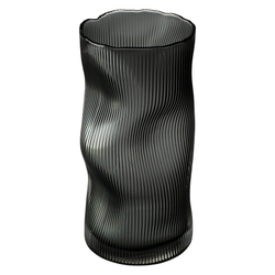 Ваза 26.3см Bergenson Bjorn Crumpl черная