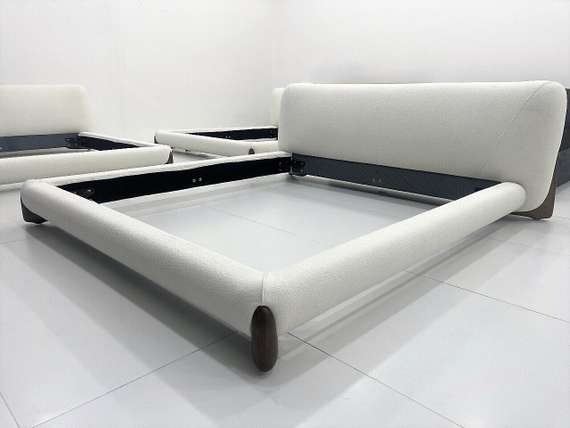 Кровать Softbay 160х200 см, белое букле