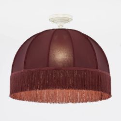 Citilux Базель CL407023 Подвесной светильник патина с красным абажуром
