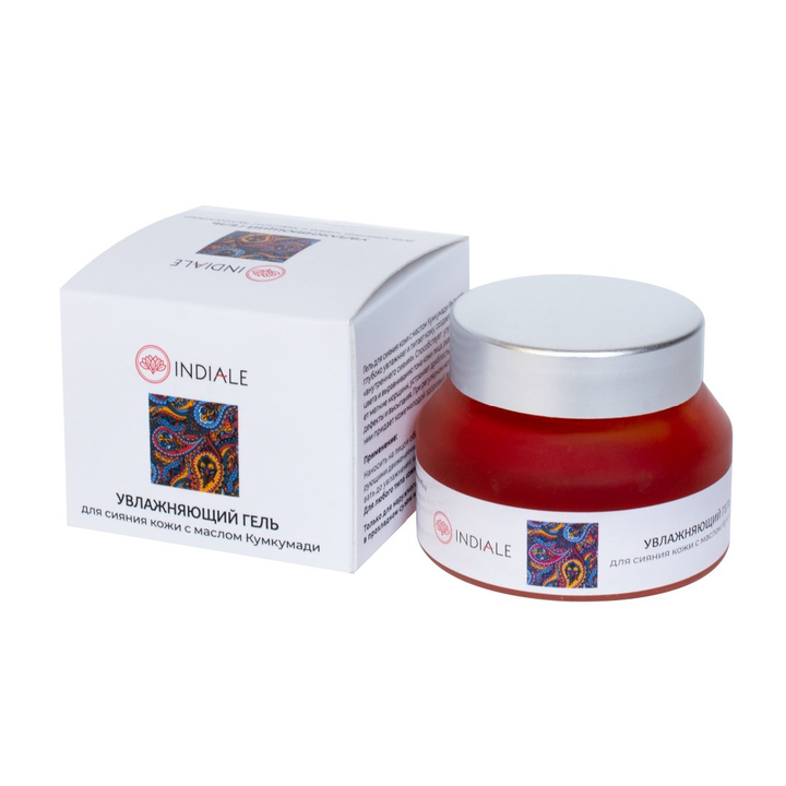 АКЦИЯ Гель для лица Indiale Увлажняющий с маслом Кумкумади, 50 г