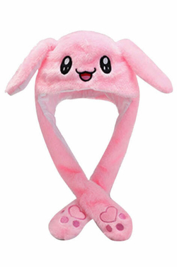 Шапочка Зайчик с двигающимися ушками и подсветкой
