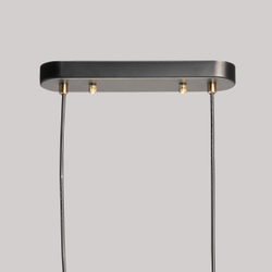 Люстра подвесная De City Оливия, 5 LED ламп G9, 35Вт, до  15 кв м, черная