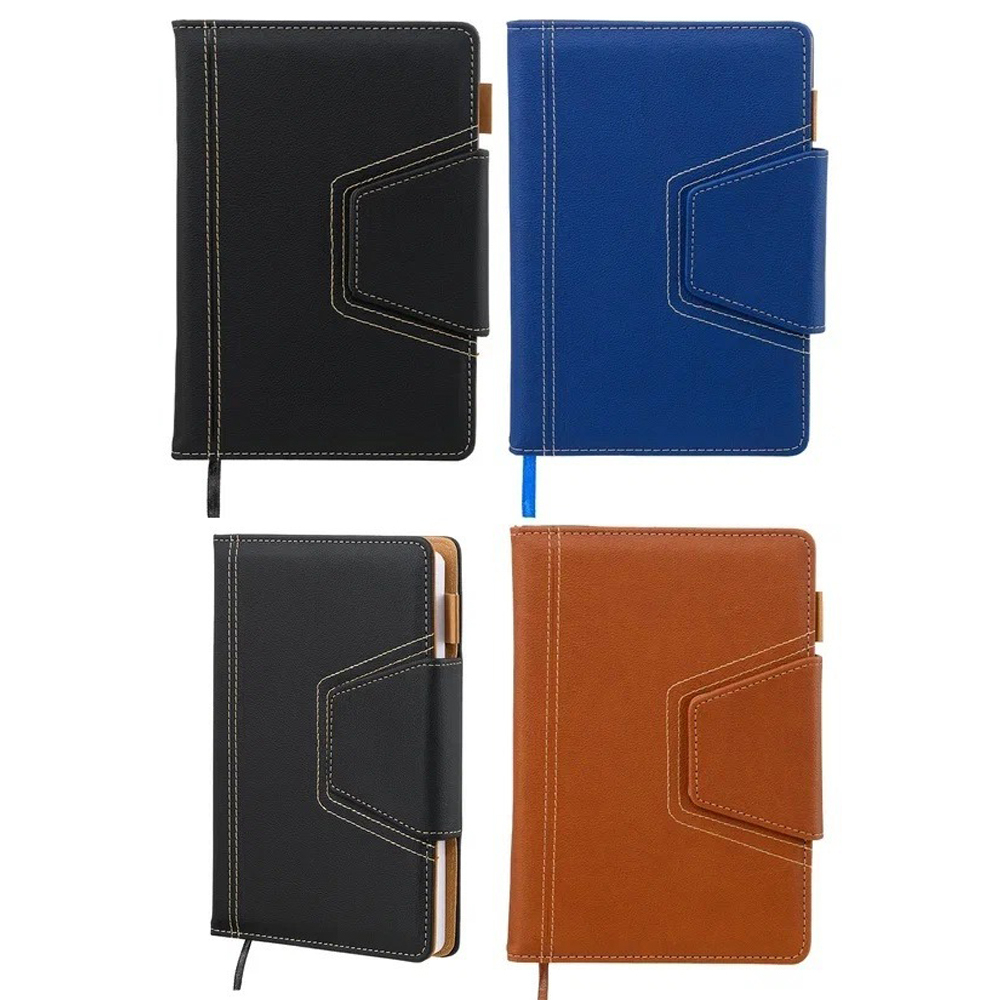 Ежедневник Basir, формат А5, материал-кожезаменитель, микс цветов, 140 листов, размер 14,5*21 см