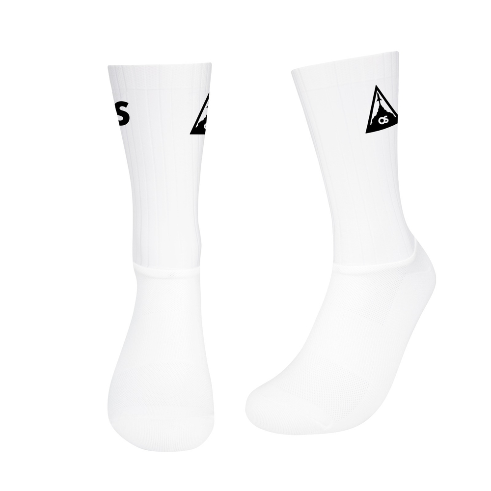 Aero-guard 2 cycling socks white