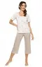 SANDI 3/4 Пижама женская со штанами